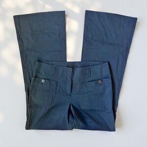 NWOT Theory Linen blend Navy blue pants